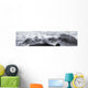 Mountain Panoramic In Winter Wall Mural