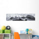 Mountain Panoramic In Winter Wall Mural
