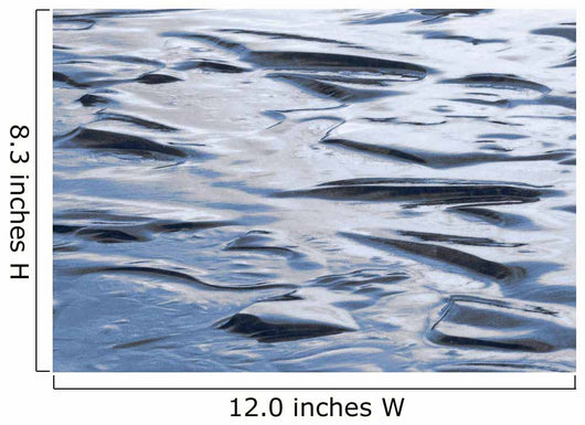 Ice Patterns On Ghost Lake Near Cochrane, Alberta Canada Wall Mural