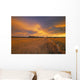 Chinook Arch At Sunset Near Bergen, Alberta Canada Wall Mural