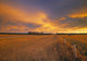 Chinook Arch At Sunset Near Bergen, Alberta Canada Wall Mural