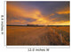 Chinook Arch At Sunset Near Bergen, Alberta Canada Wall Mural