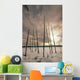 Burnt Pieces Of Black Spruce, Boggy Lake, Alberta Canada Wall Mural