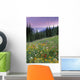 Alpine Wildflower Meadow Wall Mural