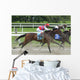 Horse racing at Belmont Track Long Island NY Wall Mural