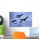 Frigate Birds In Flight Lighthouse Reef Wall Mural