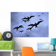 Frigate Birds In Flight Lighthouse Reef Wall Mural