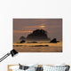 Sunset At Olympic National Park, Cape Alava, Washington State Wall Mural