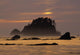 Sunset At Olympic National Park, Cape Alava, Washington State Wall Mural