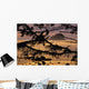 Sunset At Olympic National Park, Cape Alava, Washington State Wall Mural