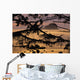 Sunset At Olympic National Park, Cape Alava, Washington State Wall Mural