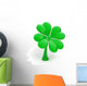 Lucky four leaf clover Wall Decal
