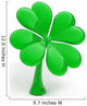 Lucky four leaf clover Wall Decal