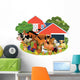 Farm Animals Barnyard Wall Decal
