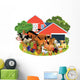 Farm Animals Barnyard Wall Decal