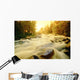 Flowing Water In Rushing River Provincial Park Near Kenora Ontario Wall Mural