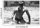 Diver Pulling Himself Out Of The Pool With Water Dripping Off Him Wall Mural
