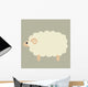 vector sheep Wall Mural