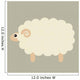 vector sheep Wall Mural