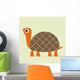 Turtle Vector Illustration Wall Mural