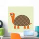 Turtle Vector Illustration Wall Mural