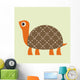 Turtle Vector Illustration Wall Mural