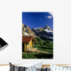 Cabin At Mt Assiniboine Lodge Wall Mural