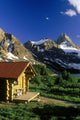 Cabin At Mt Assiniboine Lodge Wall Mural