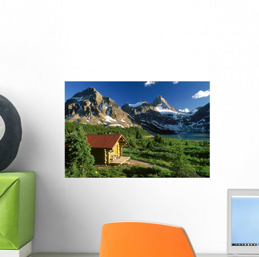 Cabin At Mt Assiniboine Lodge Wall Mural