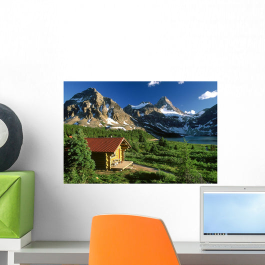 Cabin At Mt Assiniboine Lodge Wall Mural