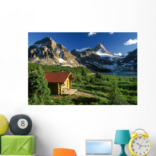 Cabin At Mt Assiniboine Lodge Wall Mural