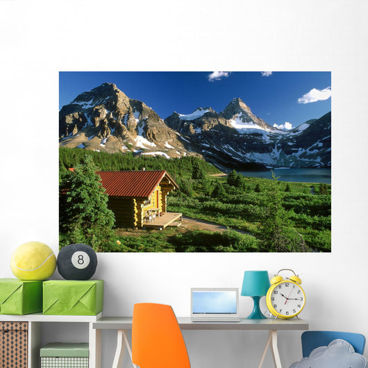Cabin At Mt Assiniboine Lodge Wall Mural