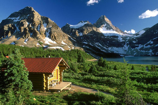 Cabin At Mt Assiniboine Lodge Wall Mural