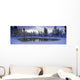 Pond And Fresh Snowfall, Near 70 Mile House, British Columbia, Canada Wall Mural