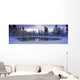 Pond And Fresh Snowfall, Near 70 Mile House, British Columbia, Canada Wall Mural
