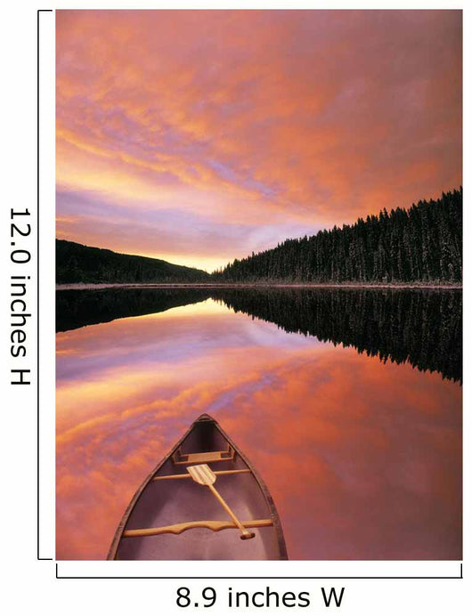 Sunrise Clouds Over Winchell Lake, Alberta, Canada Wall Mural
