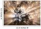 Fog And Light Beams In Aspen Forest Near Water Valley, Alberta, Canada Wall Mural