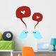 Birds with love Wall Decal