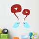 Birds with love Wall Decal