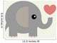 Cute Big Elephant with