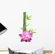 Flower of Lotus and Bamboo Wall Decal
