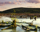 Stater Pond At Sunset, Chaudiere-Appalaches County, Quebec Wall Mural