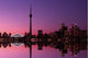 Toronto Skyline At Sunset, Toronto, Ontario Wall Mural
