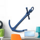 blue anchor Wall Decal