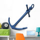 blue anchor Wall Decal