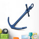 blue anchor Wall Decal