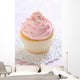 Pink Cupcake Wall Mural