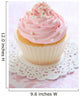 Pink Cupcake Wall Mural