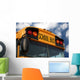 school bus Wall Mural