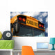 school bus Wall Mural